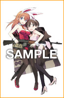 画像｜島田フミカネ描き下ろし　バニー大尉シーツ